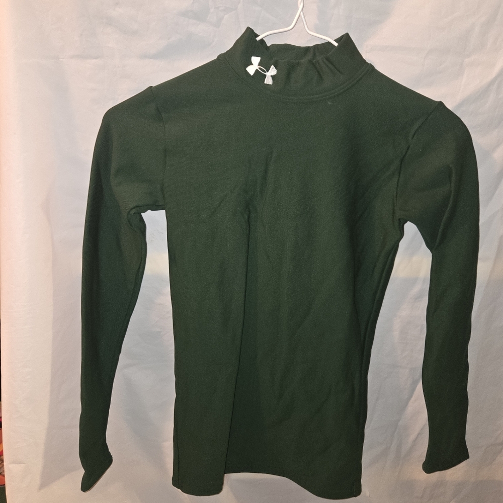Under Armour Green Long Sleeve Coldgear Top